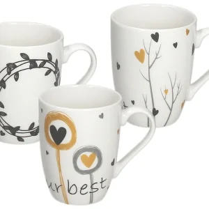 Mug 330 cc Goldy New Bone China Multicolor Prezzo Ridotto