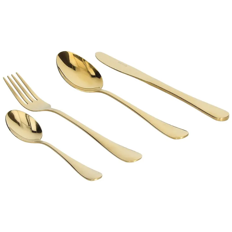 Servizio 24 posate Golden Acciaio inox Oro Direttamente Dal Produttore