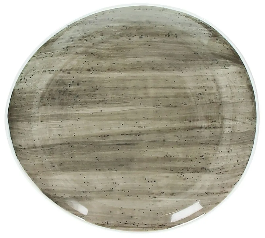 Bestseller Piatto dessert cm 21 Grey Porcellana Grigio