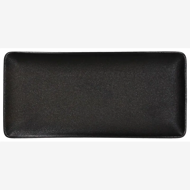 Must-Have Rett. sashimi cm 28x13,5 Black Ceramica Nero