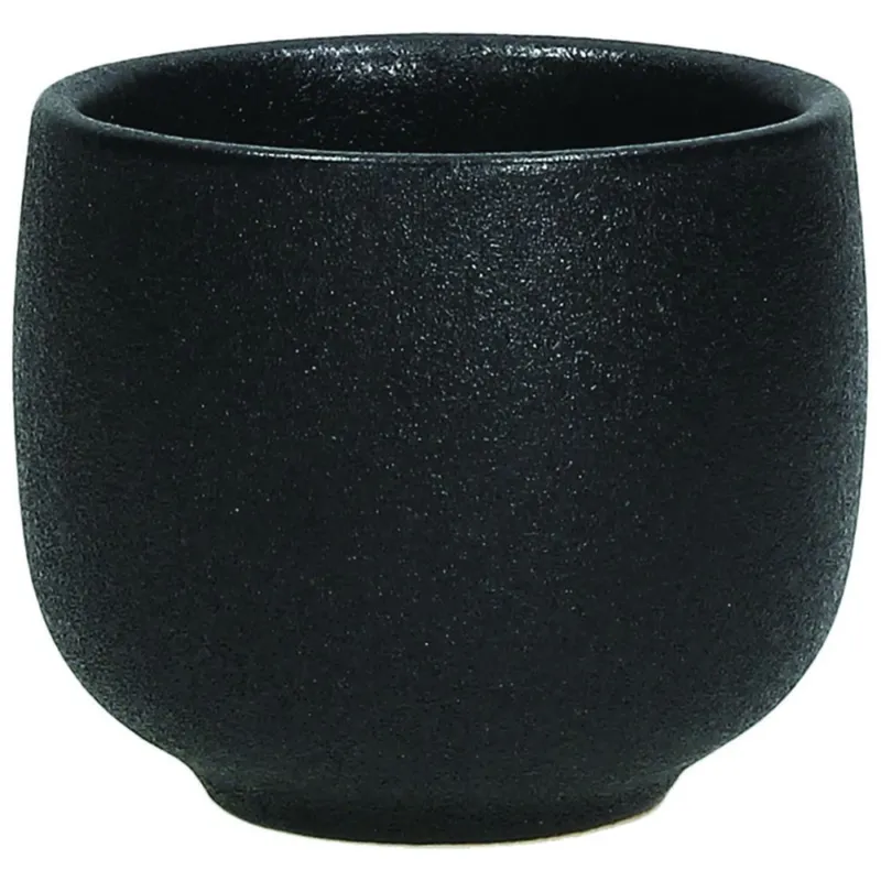 Spedito Oggi Bicchiere sake cm 5,7xh5 Black Ceramica Nero