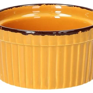 Ramequin costolato cm 9 Veggie giallo Porcellana Giallo Compra Oggi Stesso