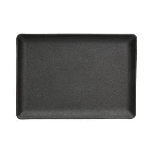 Subito Disponibile Piatto rettangolare cm 24x17 Ceramica Nero