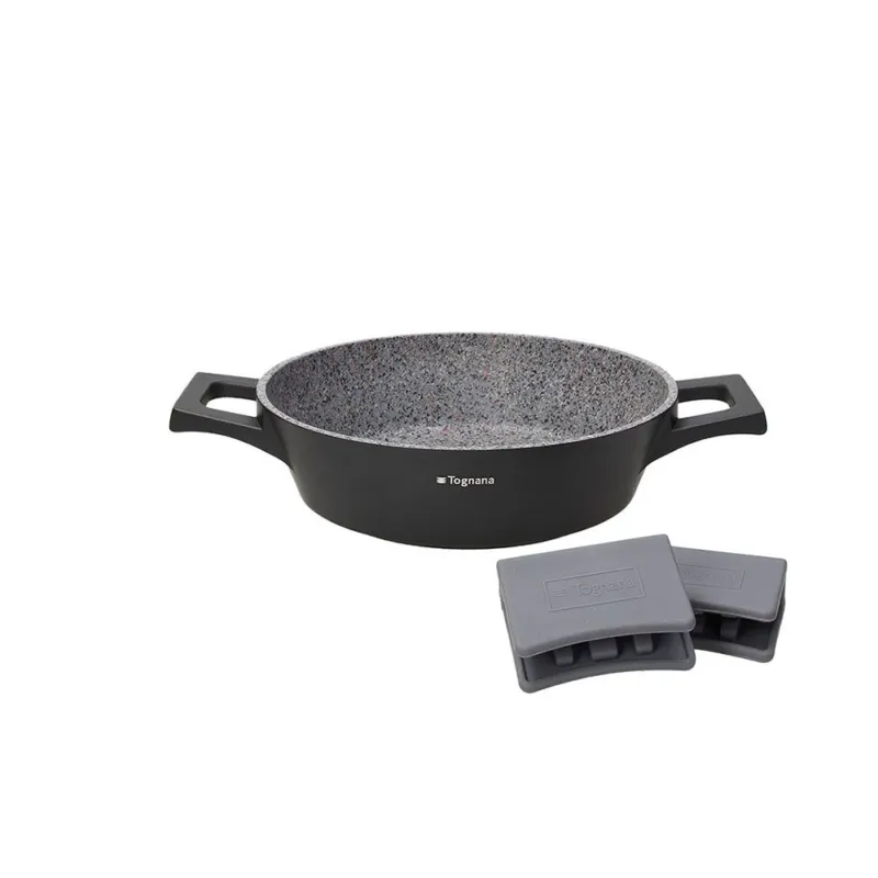 Tegame 2 manici con presine 24 cm Alluminio Grigio Ordina Subito