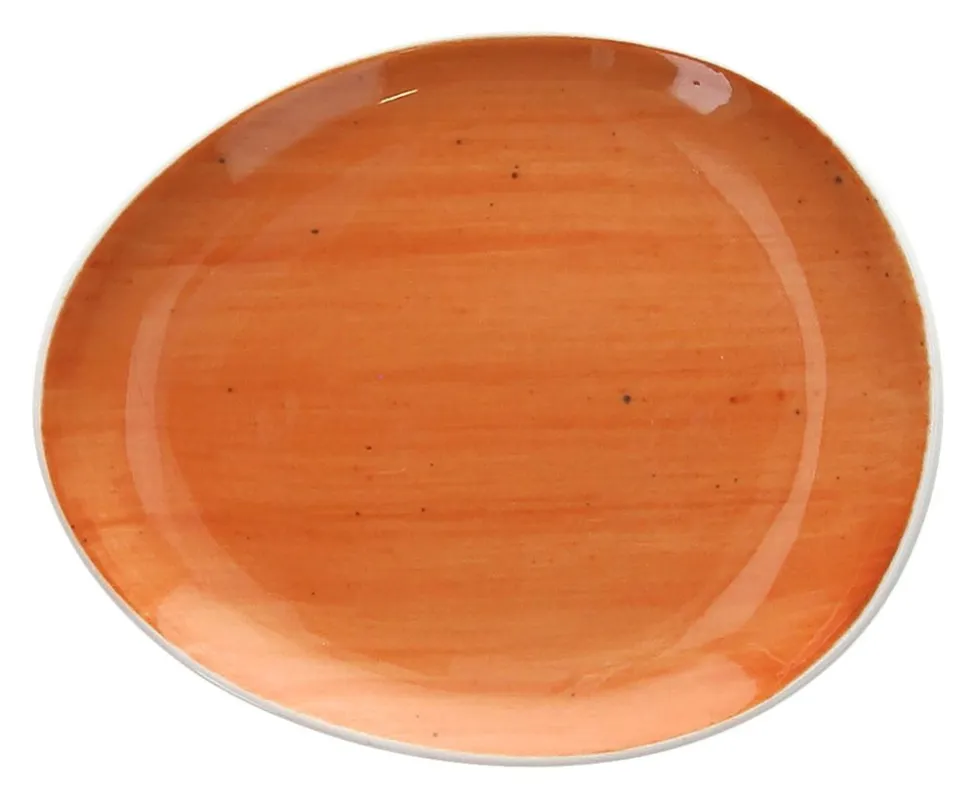 Direttamente Dal Produttore Piattino drop 12,50 cm Porcellana Arancio