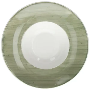 Pagamento Sicuro Piatto fondo 27 cm Porcellana Verde