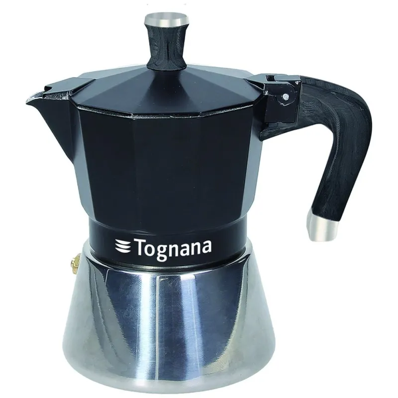 Promozione Esclusiva Caffettiera 6 tazze Sphera Alluminio Nero