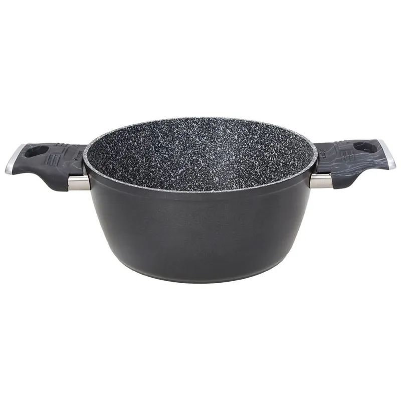 SPHERA - Casseruola 20 cm Alluminio Nero Popolare