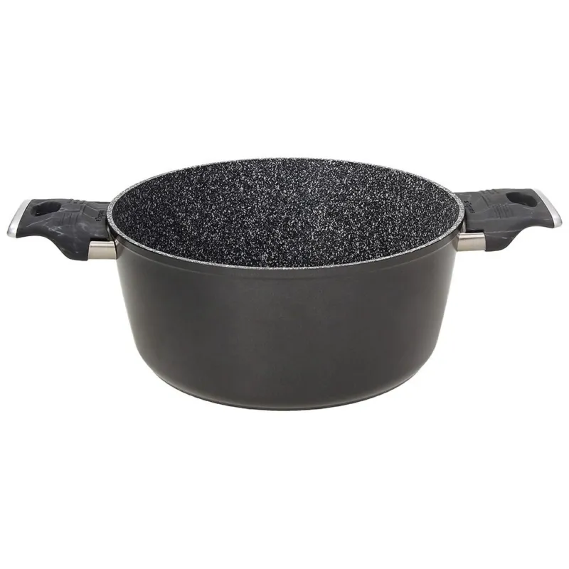 Professionale SPHERA - Casseruola 24 cm Alluminio Nero