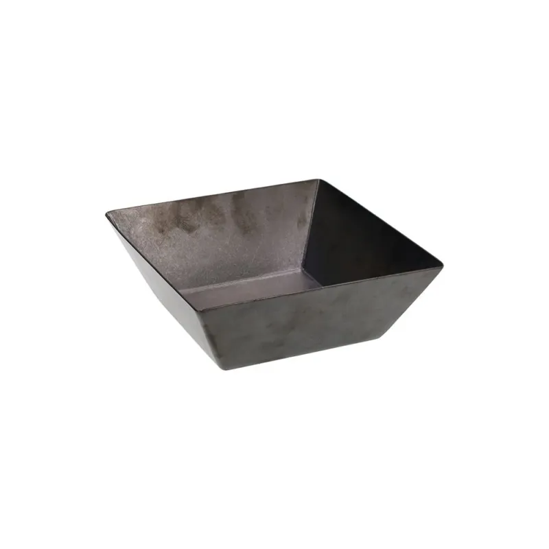 Square bowl 13 cm Black & Gold Acciao SS430 Nero Offerta