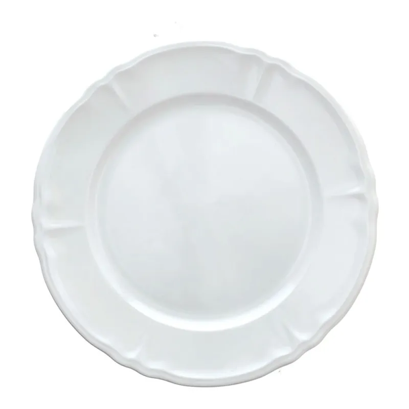 Direttamente Dal Produttore Rotondo piano 31 cm Porcellana Bianco
