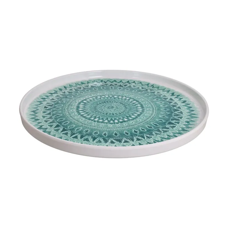 Economico Piatto edge 30 cm Azumar Melamina Azzurro