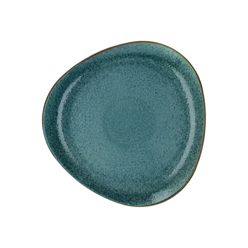 Piatto piano 27 x 28 cm Avio Porcellana Azzurro Prezzo Scontato
