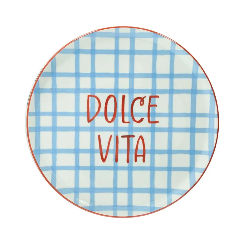 Vendita Finale Rotondo pizza 33 cm Dolce vita Porcellana Azzurro