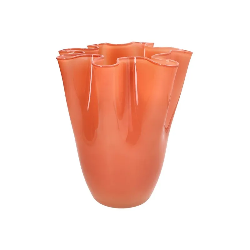 Vaso 26 cm Orofeo Vetro Arancione Affare