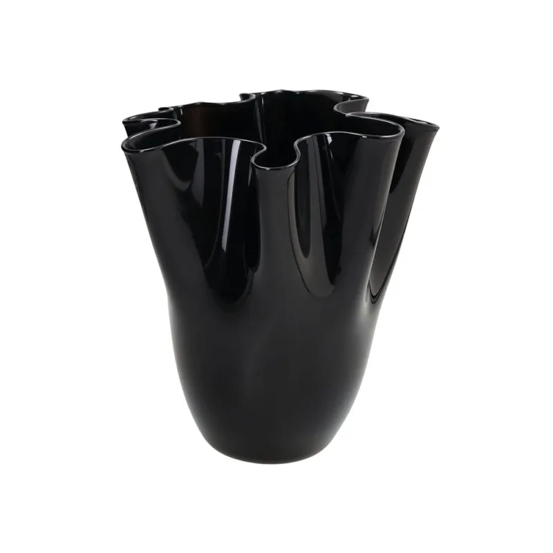 Vaso 26 cm Orofeo Vetro Nero Compra Oggi Stesso