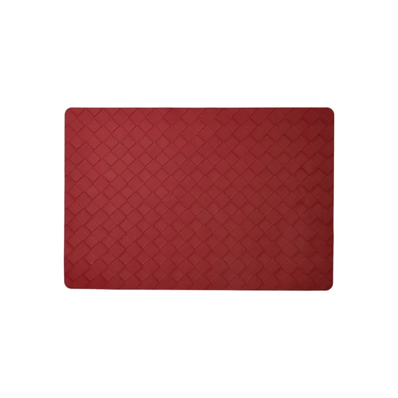 Tovaglietta 45 x 30 cm Trim PVC Rosso Spedizione Espresso