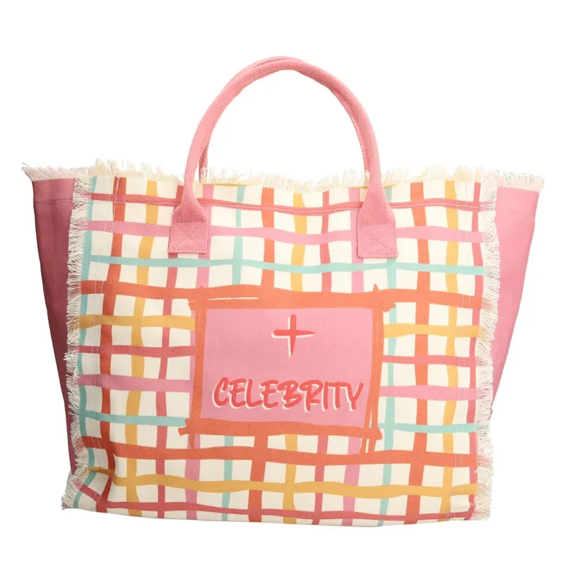 Ultima Occasione Borsa mare 36 x 22 cm Good Vibes Poliestere Rosa