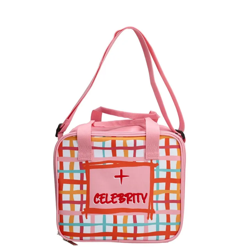 Borsa termica 23 x 16 cm Good Vibes Poliestere Rosa Economico