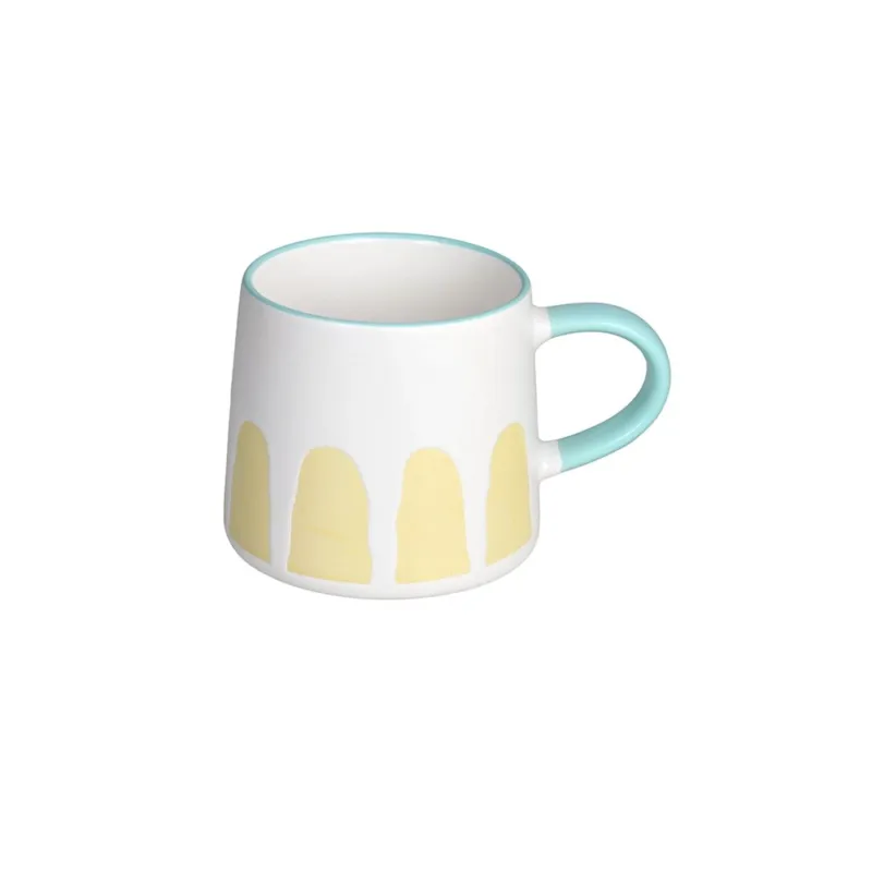 Spedizione Espresso Mug 420 cc Geo Ceramica Multicolor