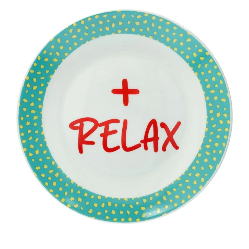 Piatto dessert 20,5 cm Good Vibes New Bone China Verde Acquista Ora