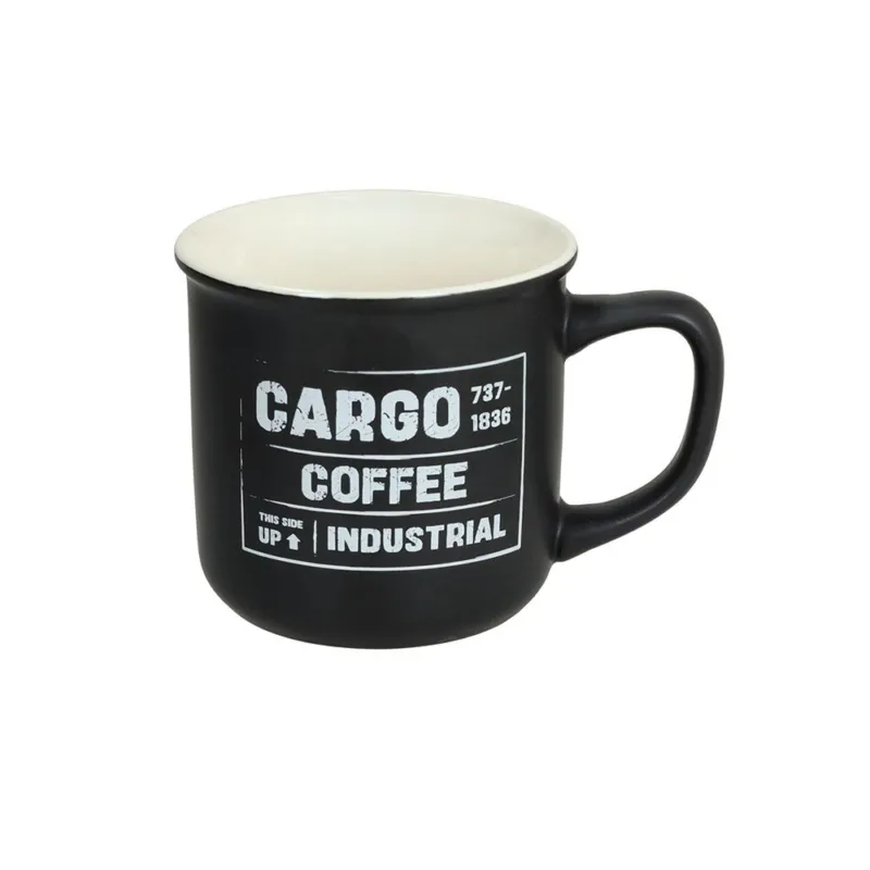 Offerta Del Giorno Mug 320 cc Cargo New Bone China Nero
