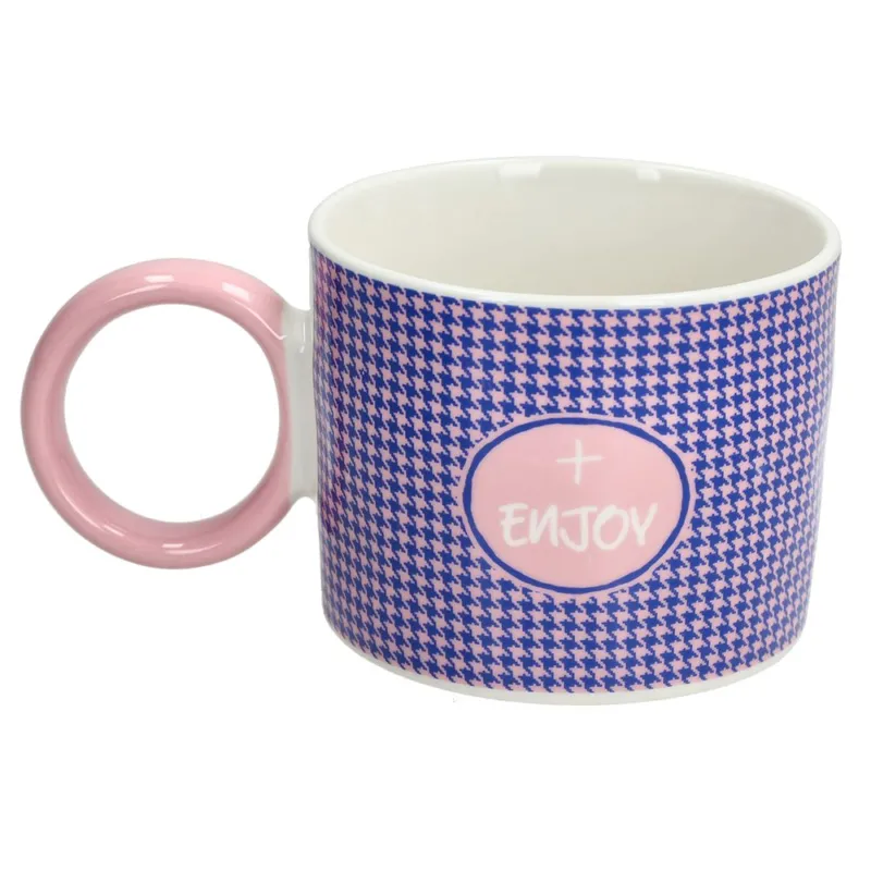 Esclusivo Mug 400 cc Good Vibes New Bone China Multicolor