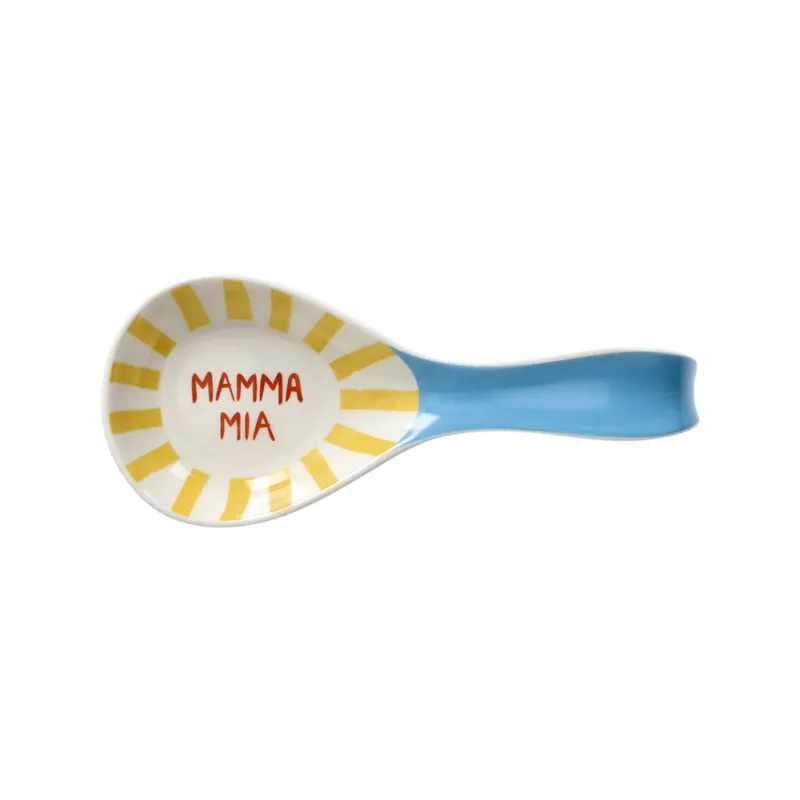 Sconto Poggia Mestolo 23 cm Viva L‘Italia New Bone China Azzurro