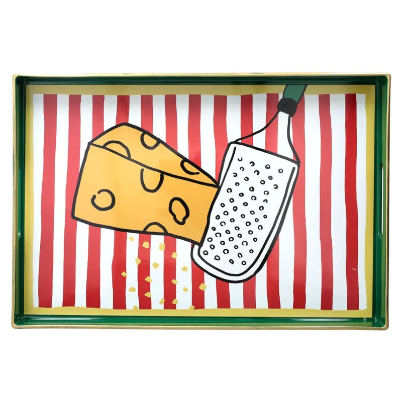 Sconto Vassoio rettangolare 40 x 26 cm Summer Time Polipropilene Multicolor