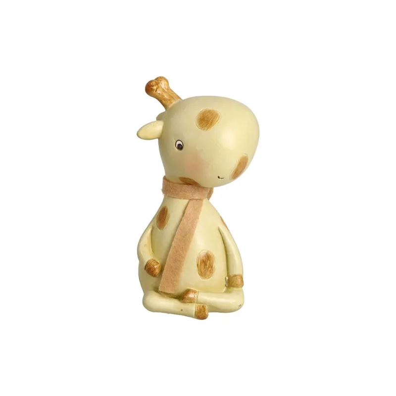 Statua Giraffa h 13 cm Cute Poliresina Giallo Soddisfatti O Rimborsati