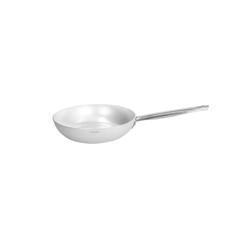 Padella Alta 1m Cm 24 Essentia Alluminio-Acciaio Argento Promozione
