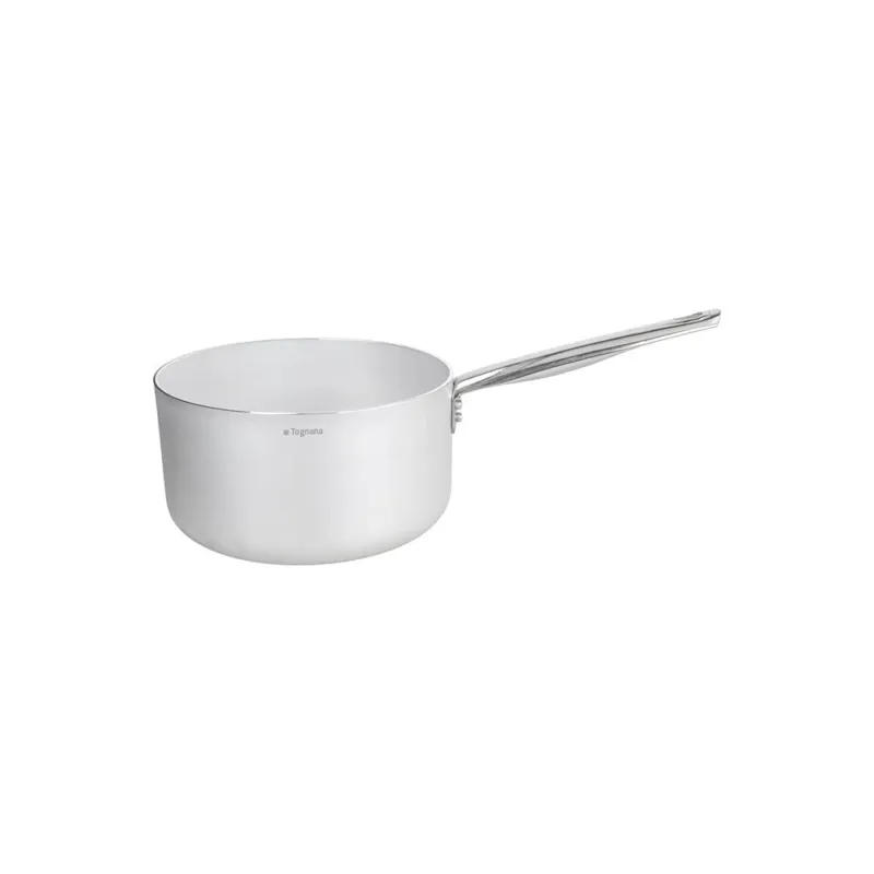 Casseruola 1 Manico Cm 20 Essentia Alluminio-Acciaio Argento Direttamente Dal Produttore