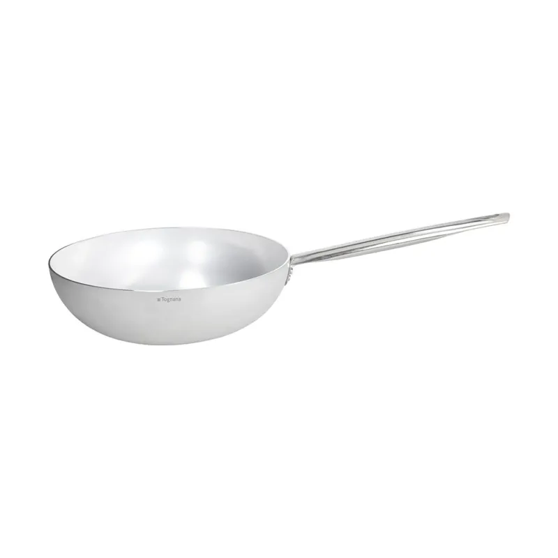 Solo Oggi Wok 1m Cm 30 Essentia Alluminio-Acciaio Argento