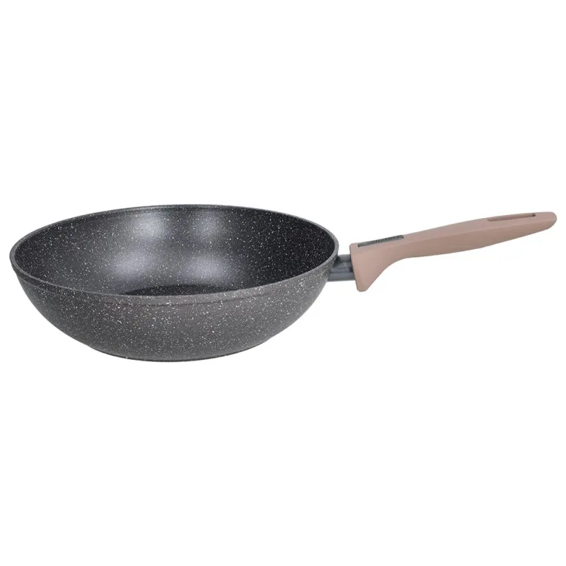Wok 28 cm Class Stone Alluminio Nero-Marrone Compra Online