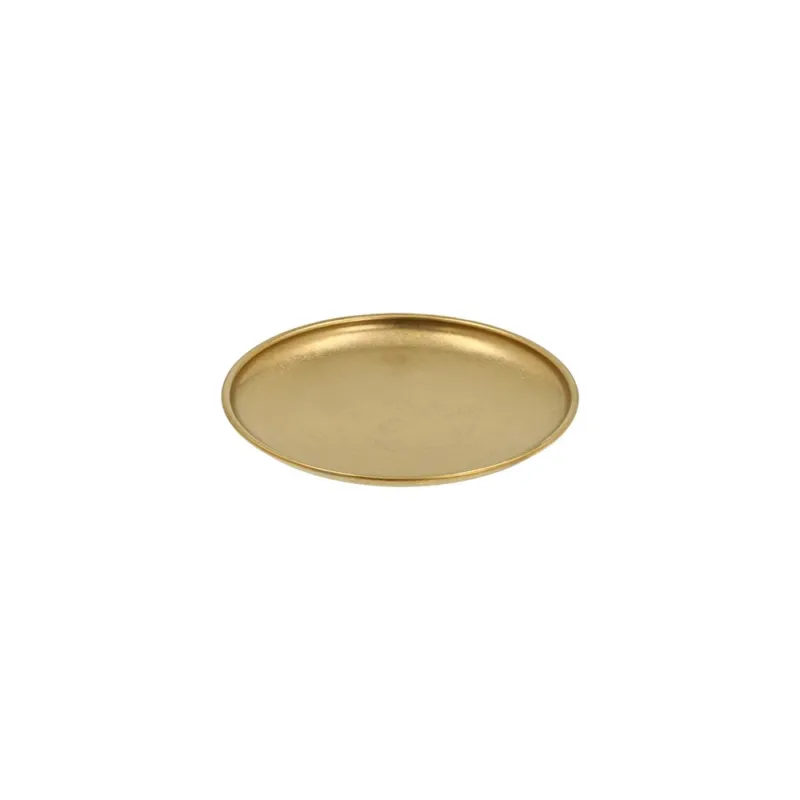 Piattino rotondo 14 cm Golden Acciaio Inox 18/10 Oro Super Prezzo