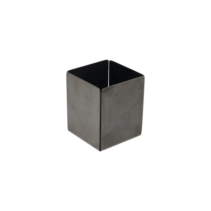 Portabustine quadrato 5,5 x 5,5 cm Black & Gold Acciaio Inox 18/10 Nero Compra Oggi Stesso
