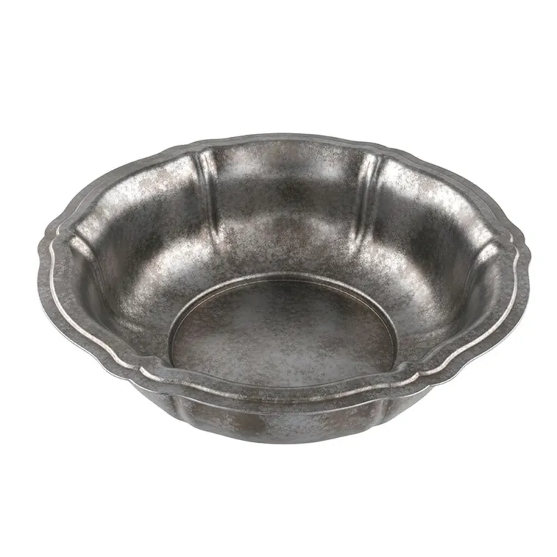 Bowl rotonda 20 cm Acciaio Inox 18/10 Grigio Miglior Prezzo