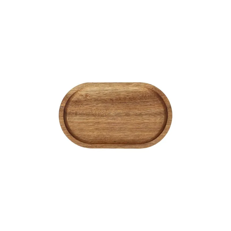 Mini vassoio ovale 20 cm Legno Marrone Più Venduto