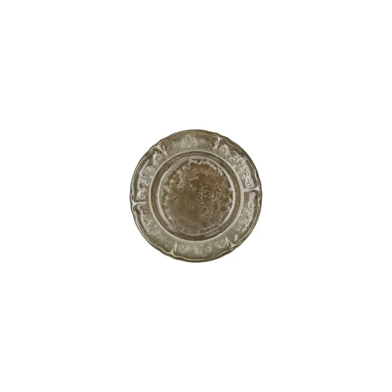 Piatto pane 16 cm Rustico Porcellana Marrone Reso Gratuito