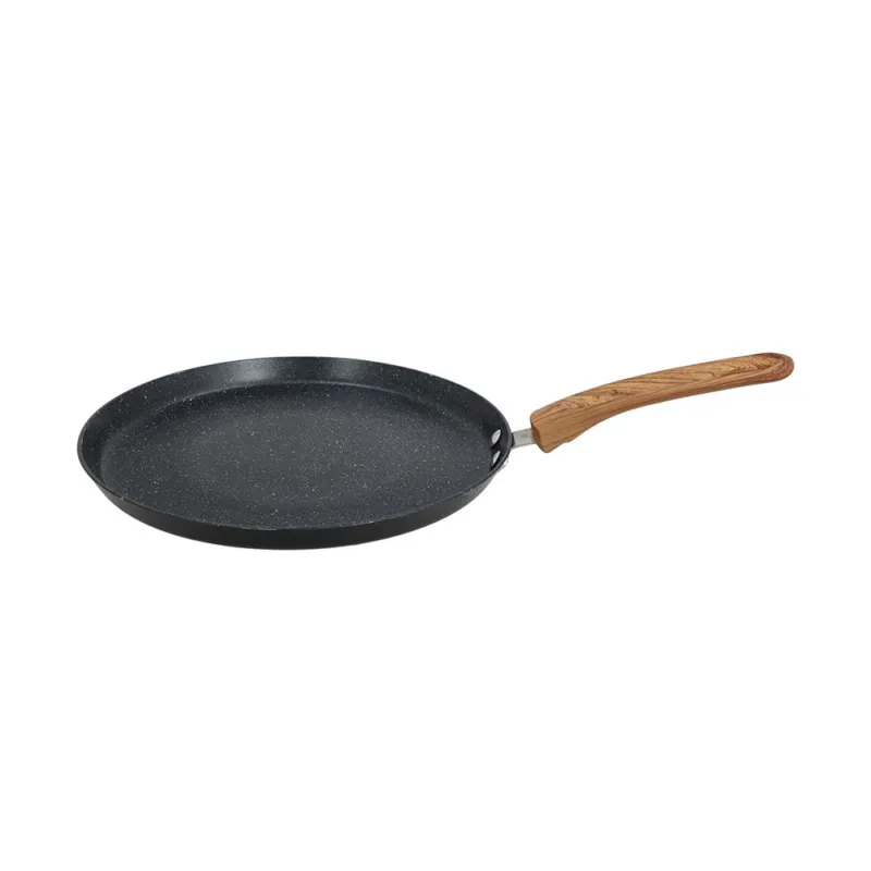 Tegame Crepiera Cm 25 Rock In Wood Alluminio Nero Occasione