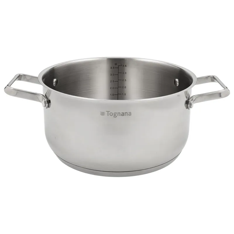 Professionale Casseruola 2 manici 28 cm Acciaio inox Argento