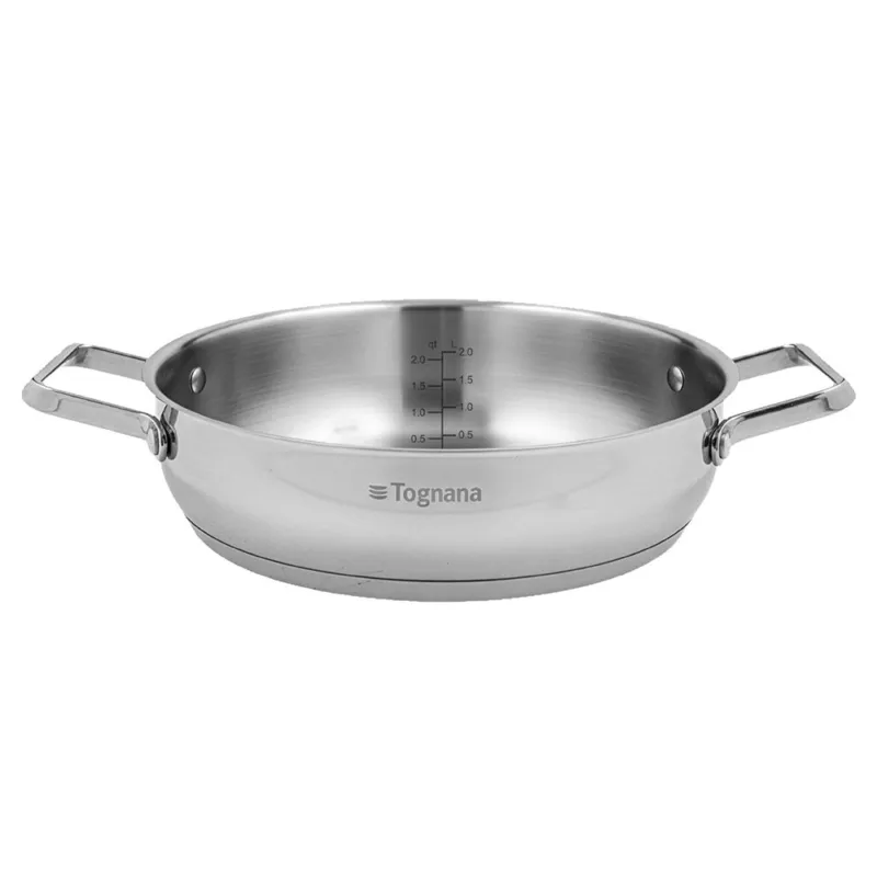 Pagamento Sicuro Tegame 2 manici 28 cm Acciaio inox Argento