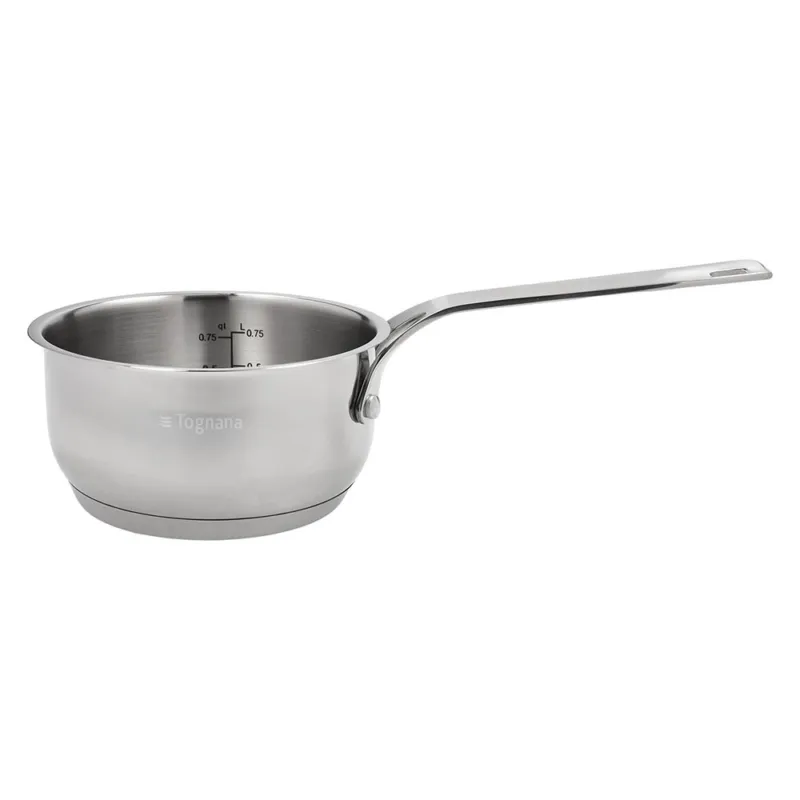 Casseruola 1 manico 16 cm Acciaio inox Argento Di Tendenza