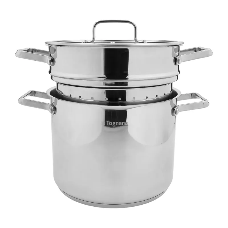 Scelto Dai Clienti Cuocispaghetti set 3 pezzi 22 cm Acciaio inox Argento