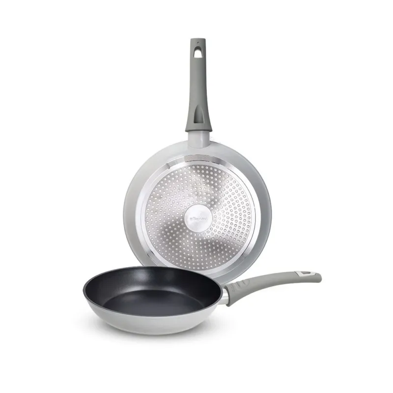 Set 2 Padelle Cm 24 & 28 Grey Alluminio Grigio Miglior Prezzo