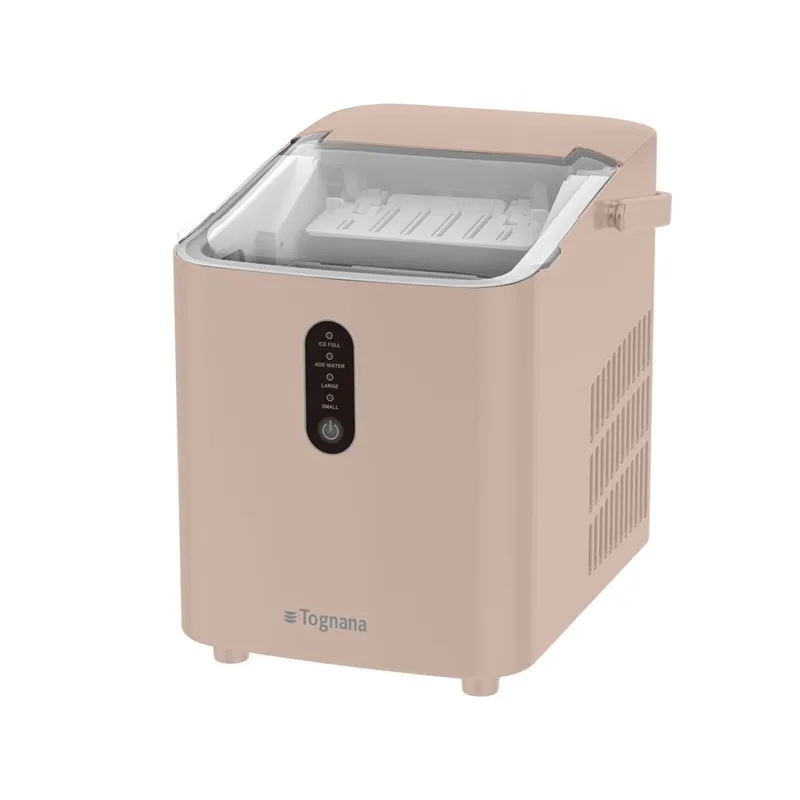 Macchina per il ghiaccio 12 kg Champagne Beige Promozione Esclusiva