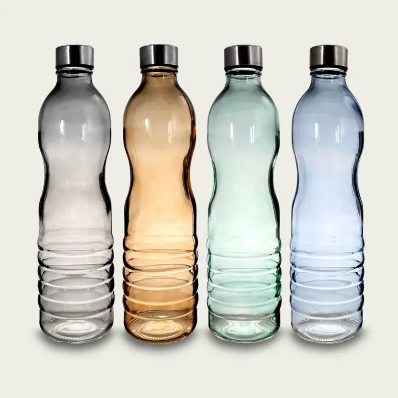 Bottiglia In Vetro Con Tappo A Vita 1,2L,set-4-bottiglie-piu-conveniente Professionale