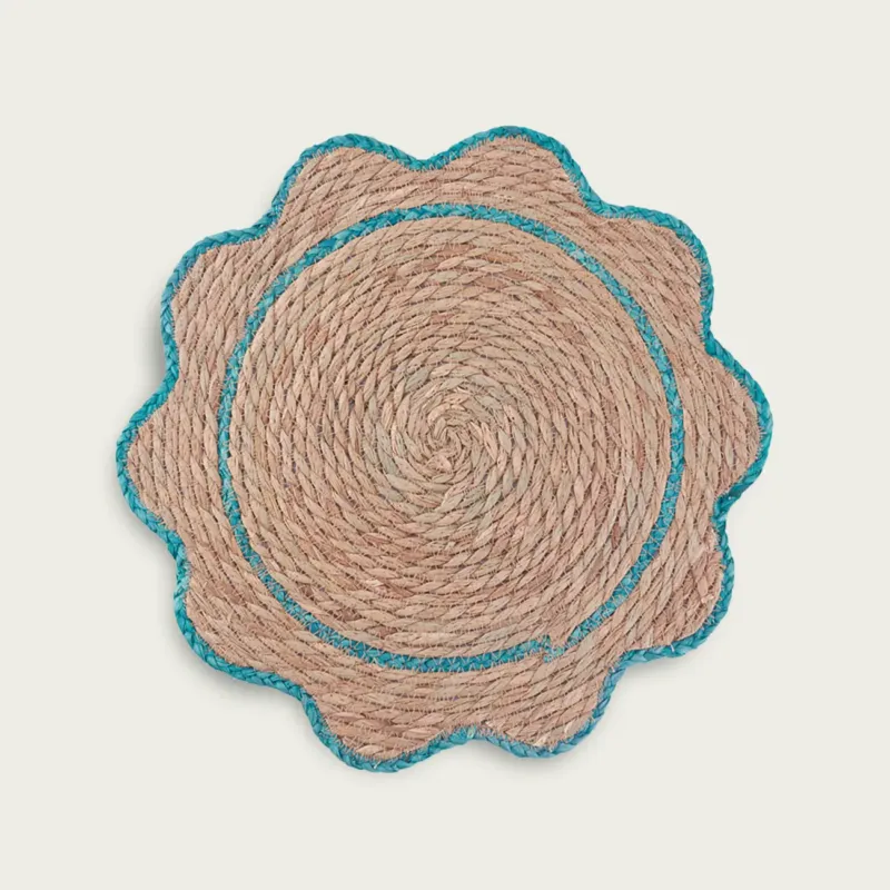 Esclusivo Tovaglietta Margherita Ø 40 cm In Fibra Di Mais,set-4-tovagliette-piu-conveniente-azzurro