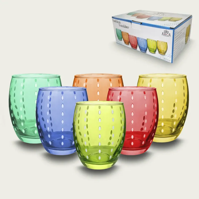 Ultime Pezzi Set 6 Tumbler Fashion In Vetro