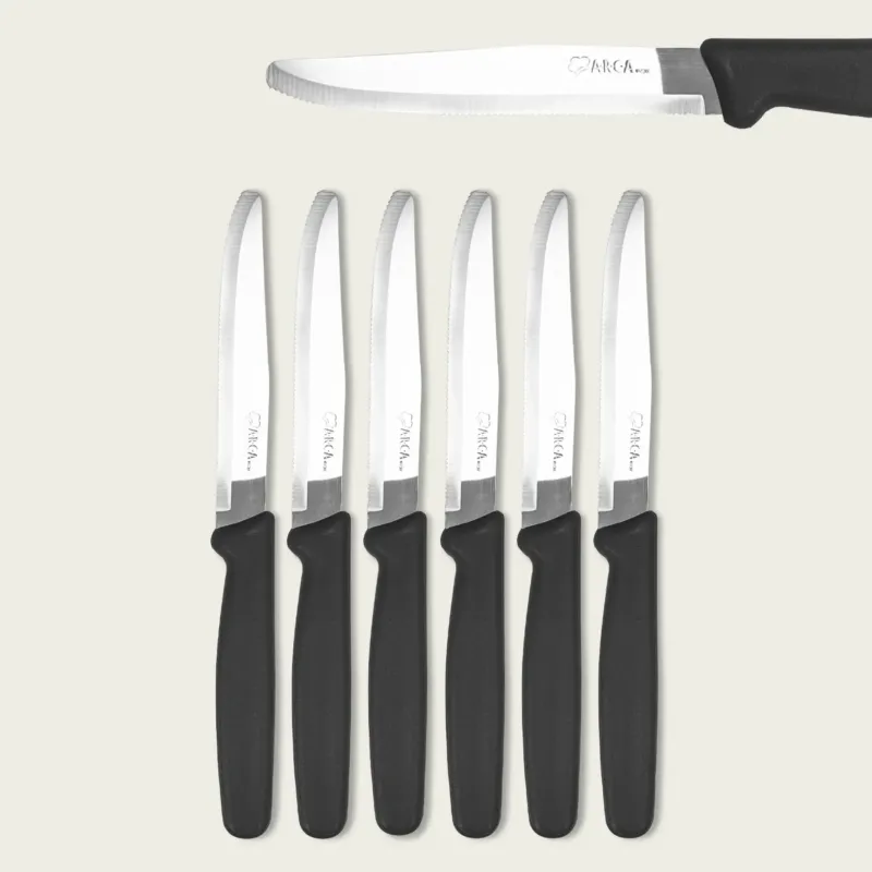 Must-Have Set 6 Coltelli Samurai Professional,nero